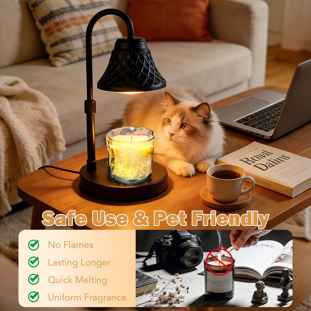 Adjustable Candle Warmer Lamp with Timer Z425567