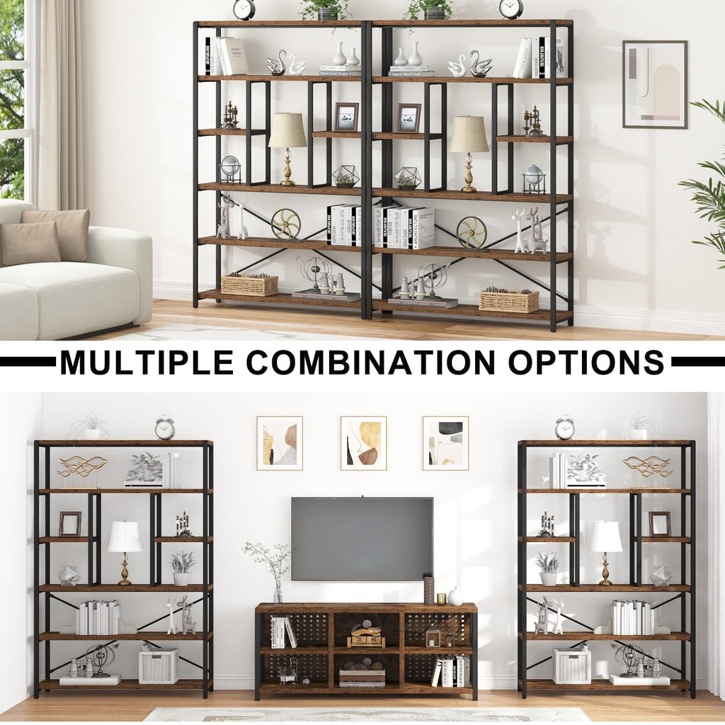 6 Tier Industrial Bookshelf G7634