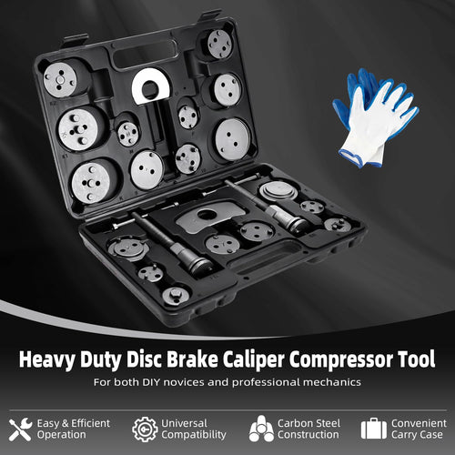 24pcs Disc Brake Caliper Compression Tool Kit V4482