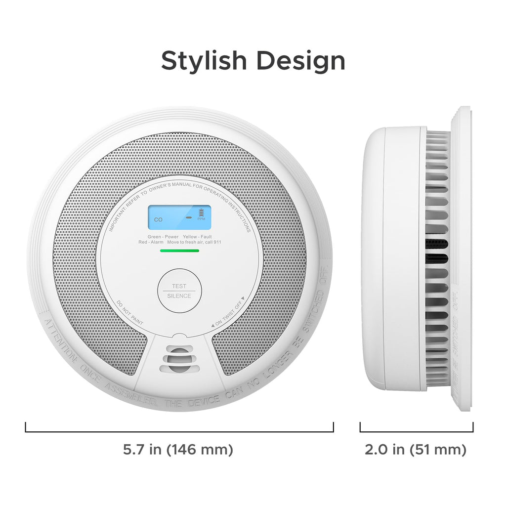 Combination Smoke & CO Alarm, 10-Year Battery, 3-Pack N424