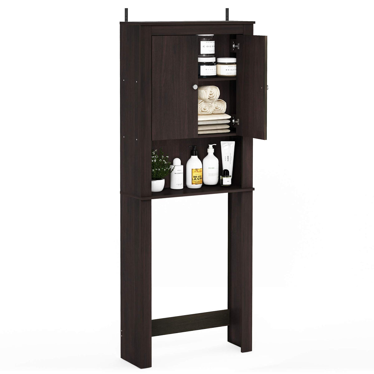 Black Over The Toilet Storage Cabinet K46632