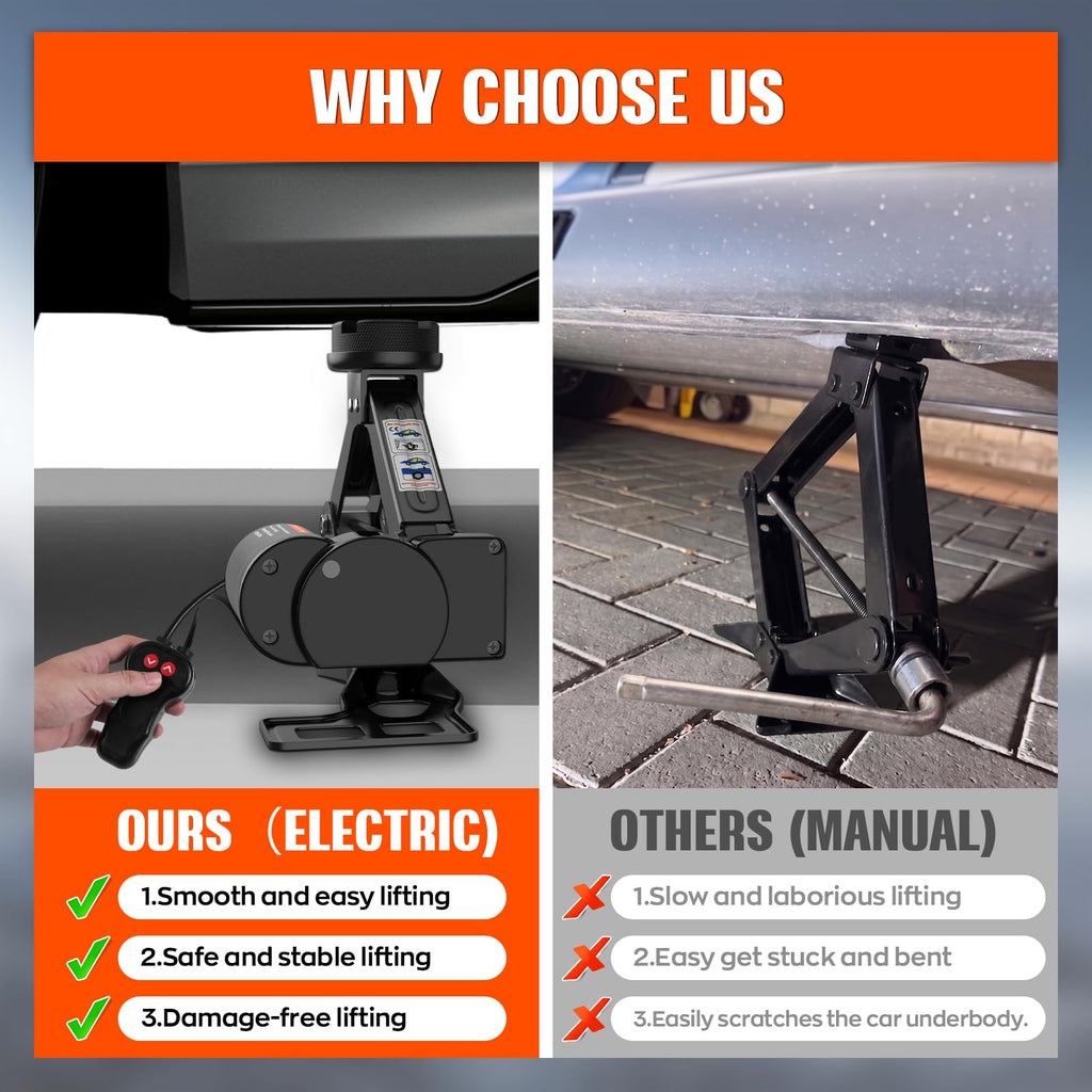 3 Ton Electric Car Jack Kit with Lug Wrench P29069