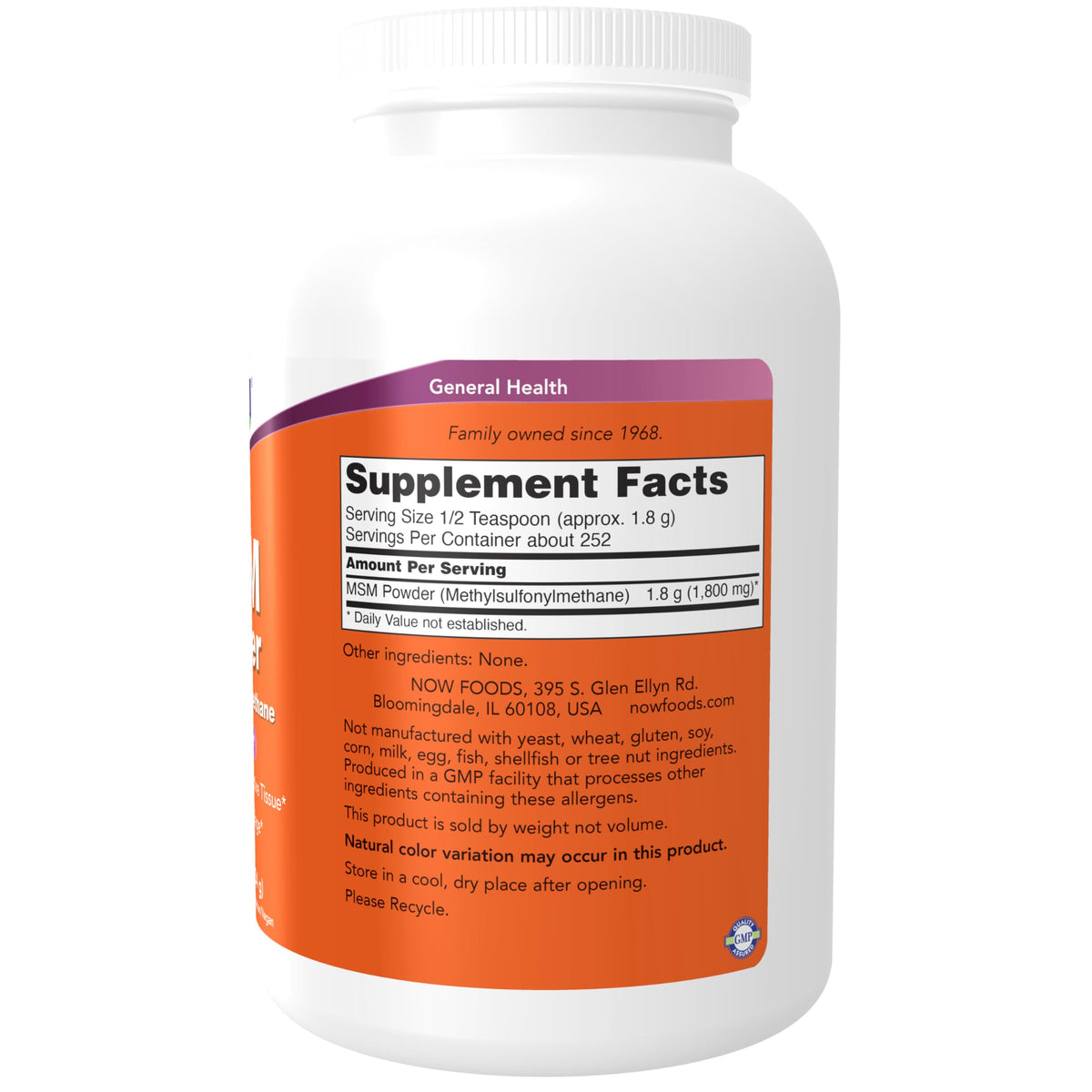 MSM Powder 1 lb G5769