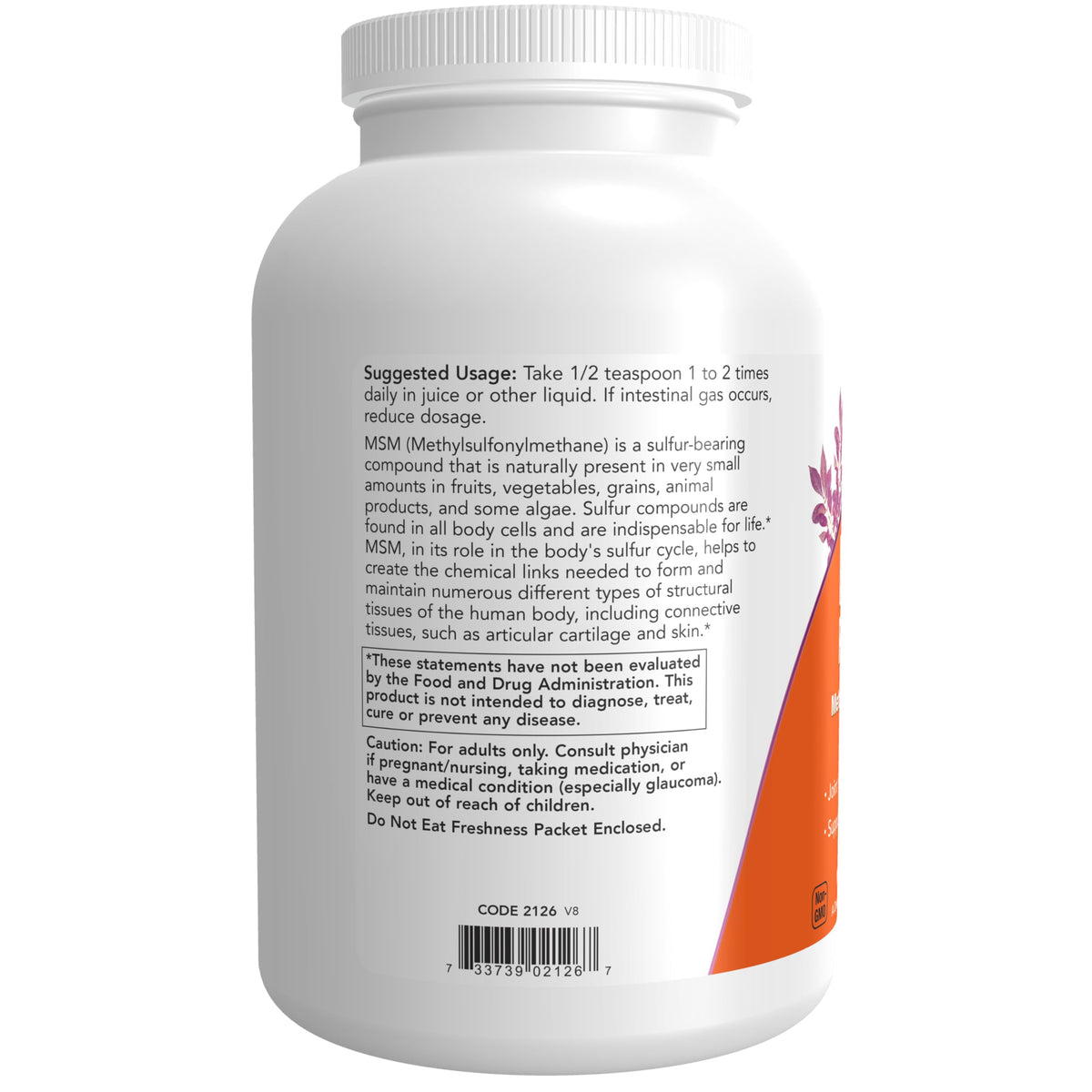 MSM Powder 1 lb G5769