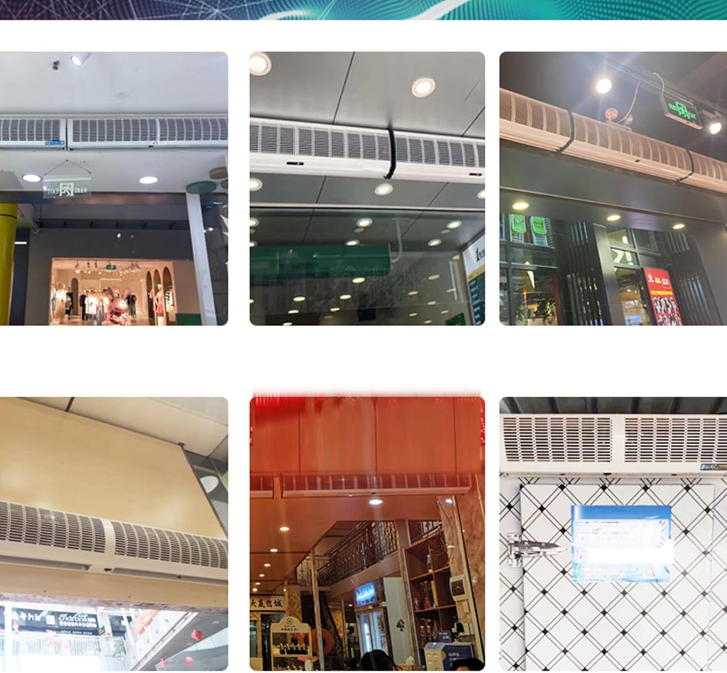 Wall-mounted Air Curtain Fan with Remote Control D702