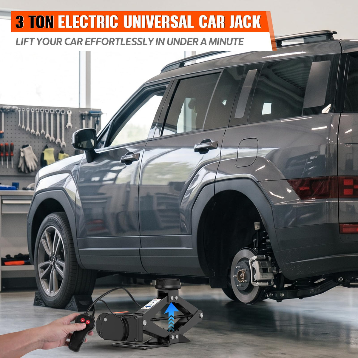 3 Ton Electric Car Jack Kit with Lug Wrench P29069