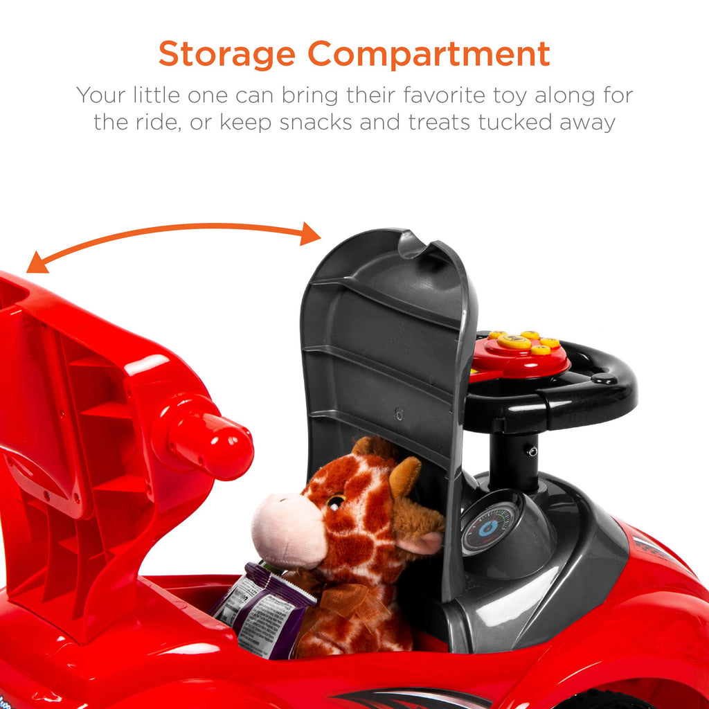 Kids 3-in-1 Push and Pedal Ride On Car B534