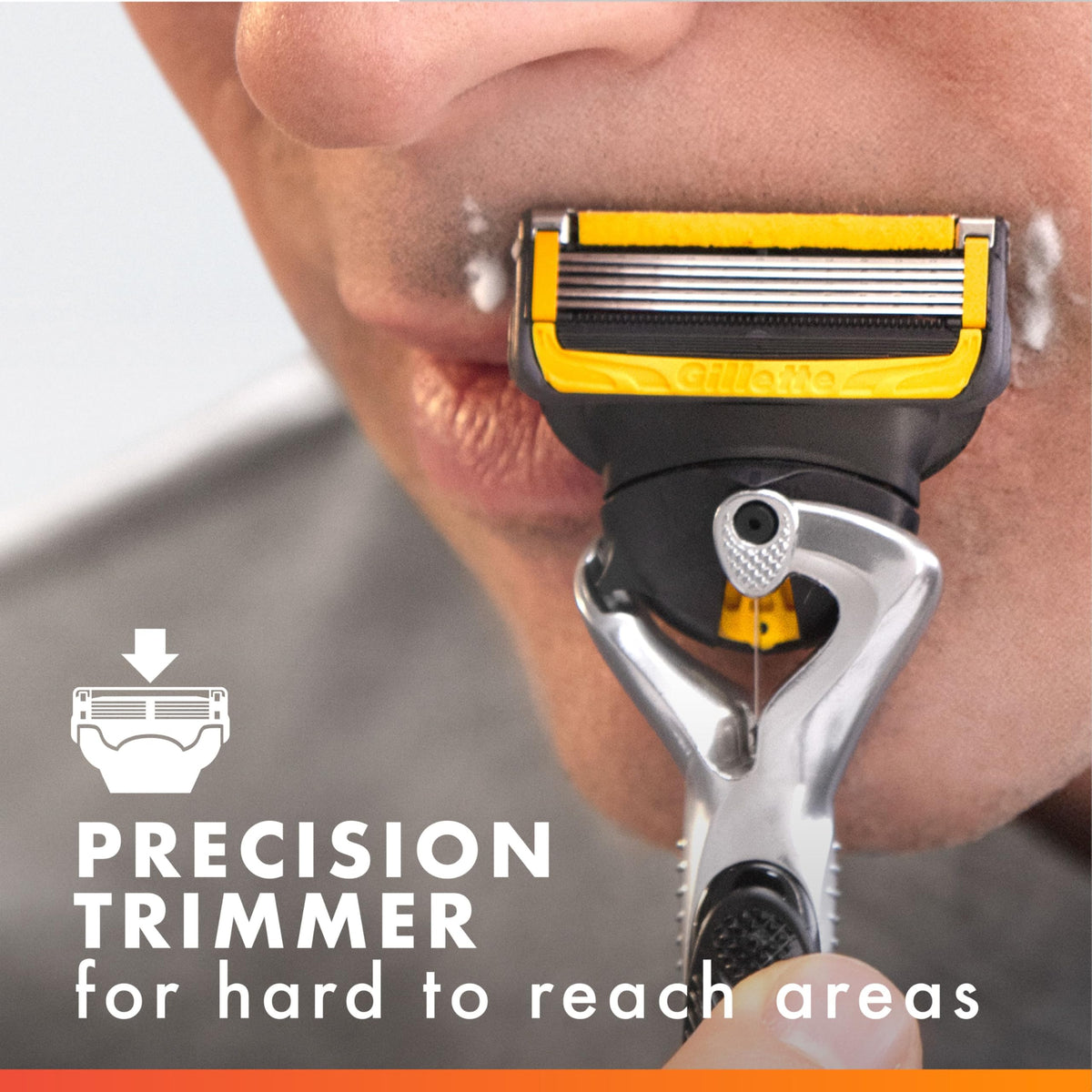 5-Blade Razor with Precision Trimmer T899661