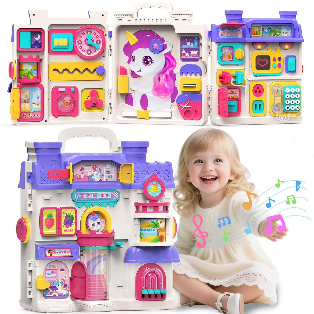 Montessori Busy Board for 1-2 Year Old A642159