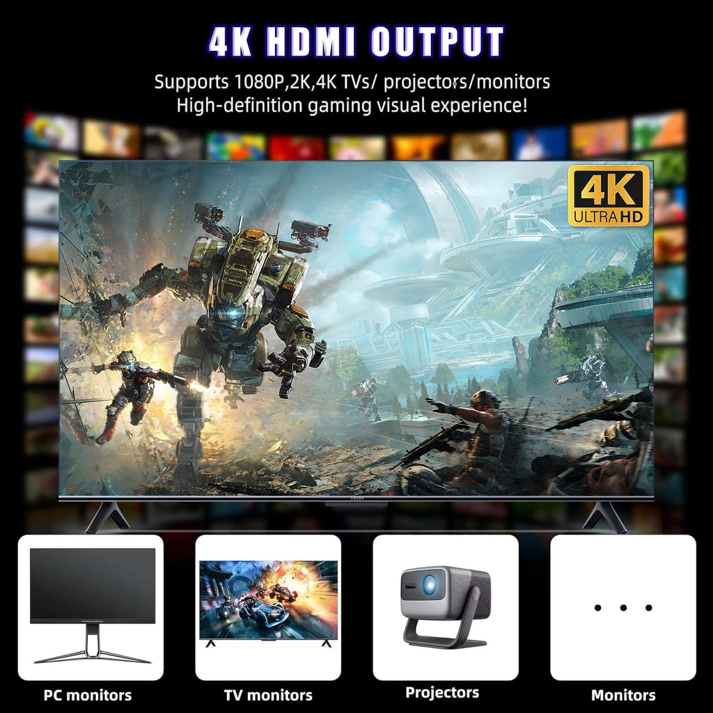 Wireless Retro Gaming Console Built-in 20,000+ Games C902