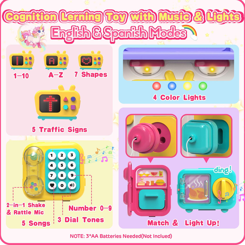 Montessori Busy Board for 1-2 Year Old A642159