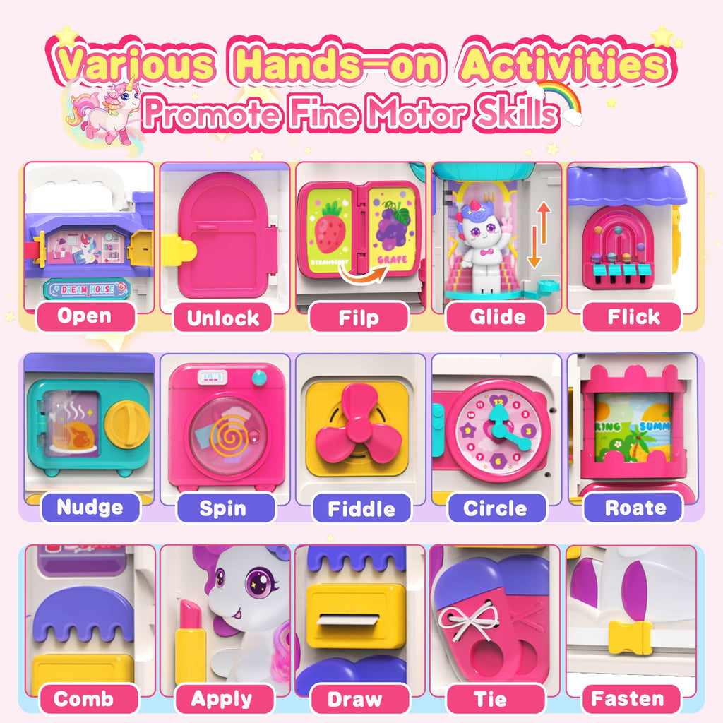 Montessori Busy Board for 1-2 Year Old A642159