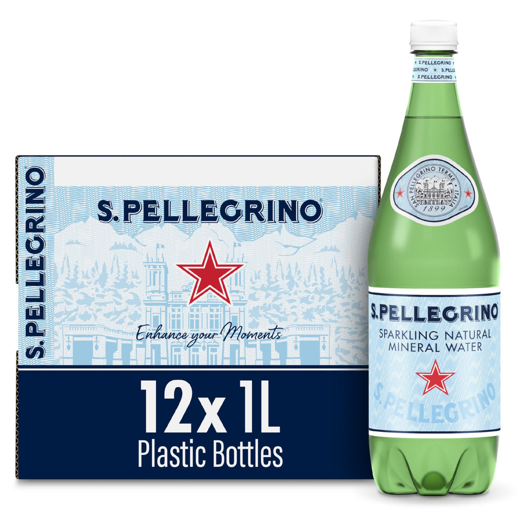 Sparkling Natural Mineral Water 33.8 fl oz Pack of 12 V573260