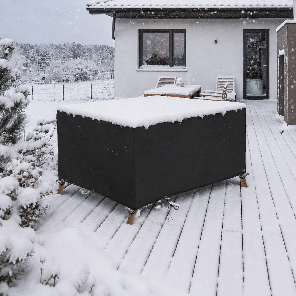 Waterproof Outdoor Furniture Cover 420D, 47"L x 22"W x 30"H Black Z3890