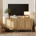Wood TV Stand with Storage F6558