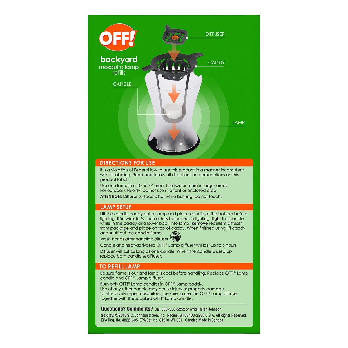 Mosquito Lamp Refill 2 CT S502076