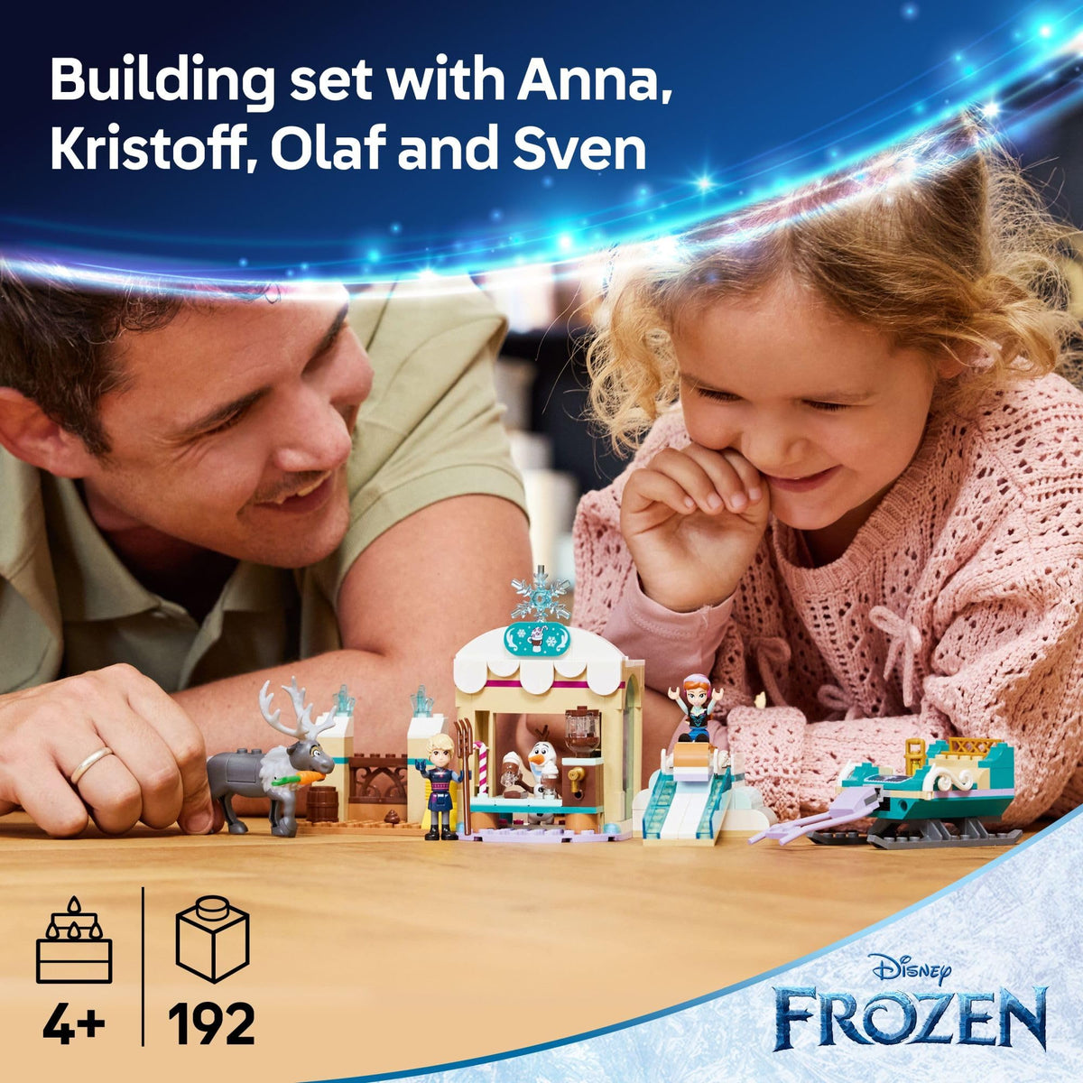 Building Toy Set with 2 Disney Princess Minidolls Q985036