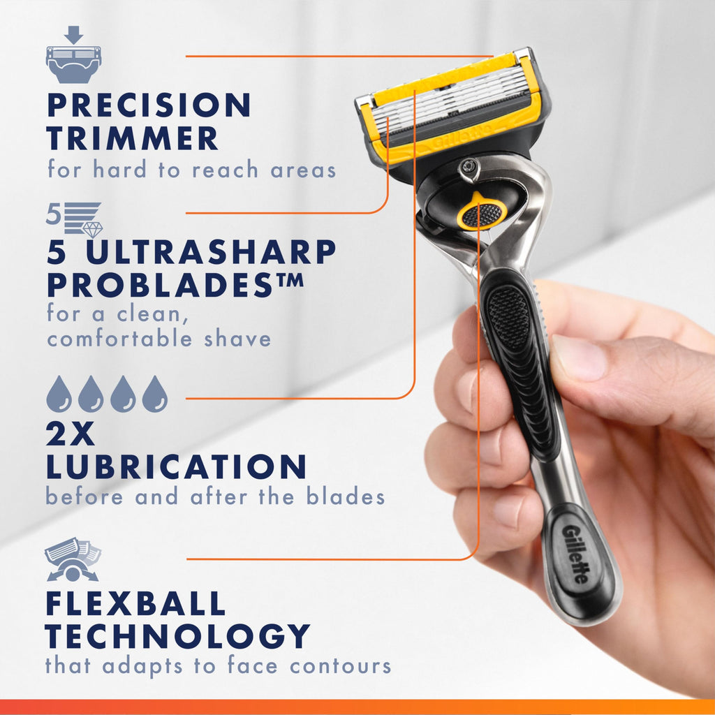 5-Blade Razor with Precision Trimmer T899661