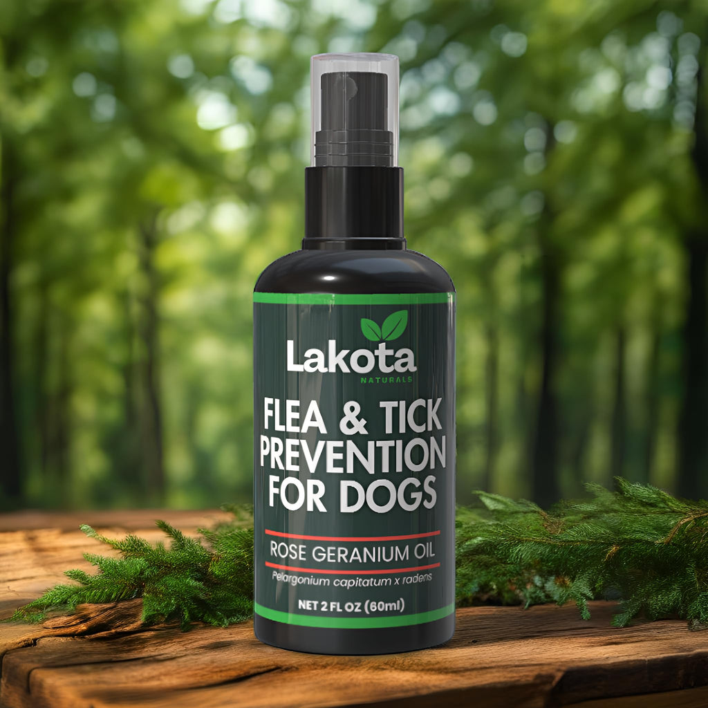 All Natural Flea and Tick Prevention Spray for Dogs 2oz B623528