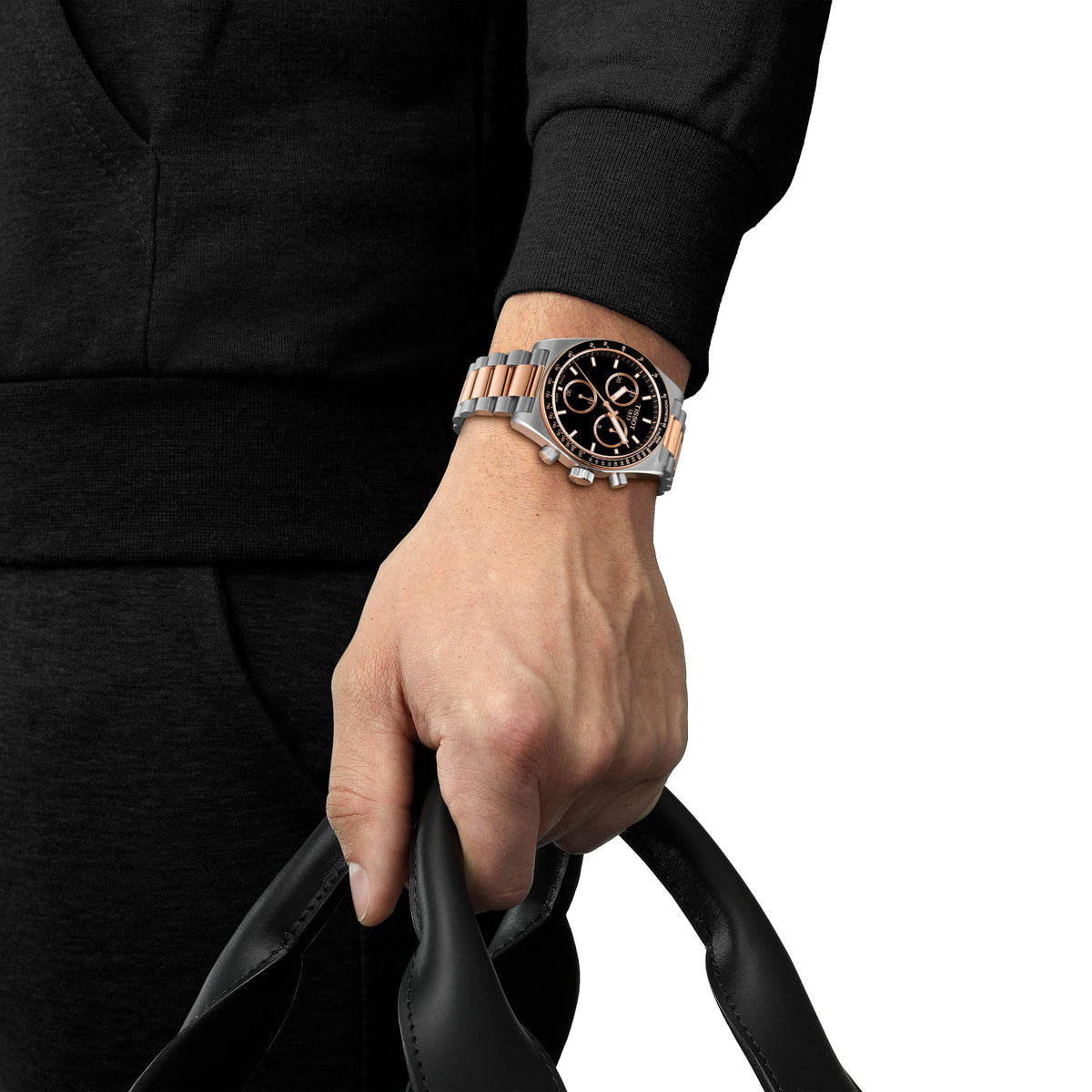 Black Dial 40mm Chronograph Men's Watch Y74343