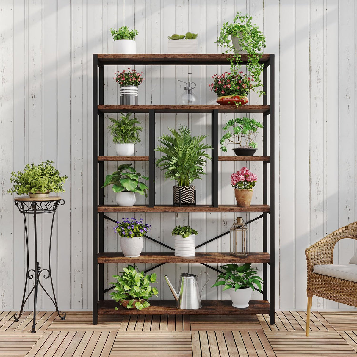 6 Tier Industrial Bookshelf G7634