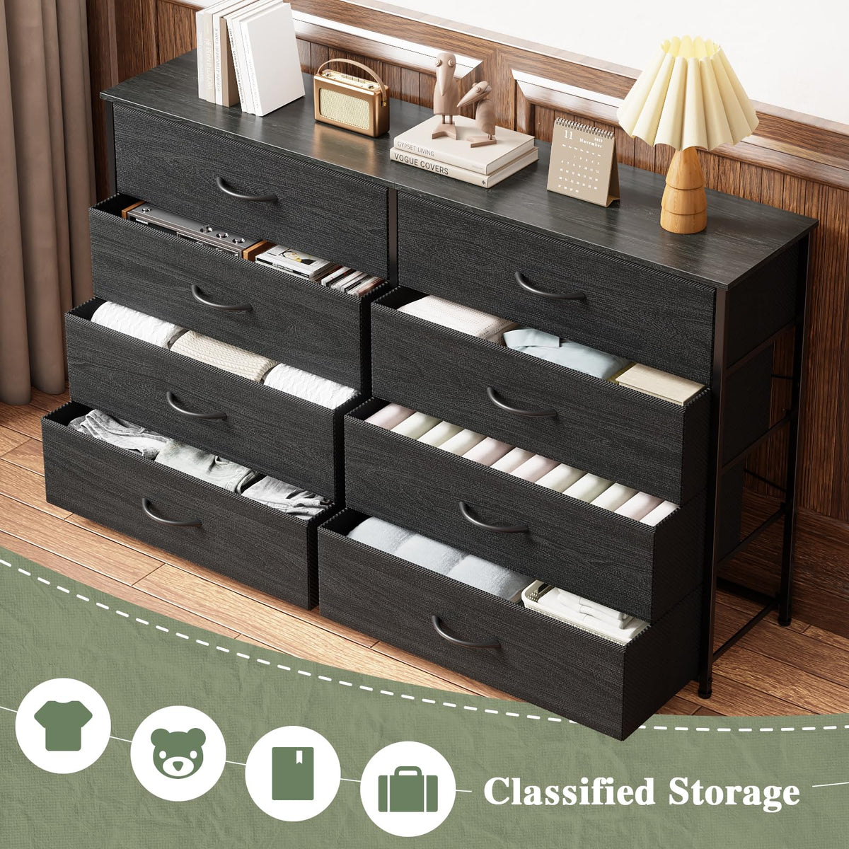 Wide 8 Drawer Dresser P426960