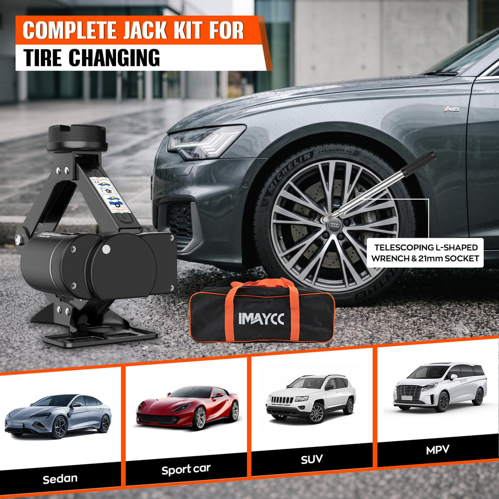 3 Ton Electric Car Jack Kit with Lug Wrench P29069