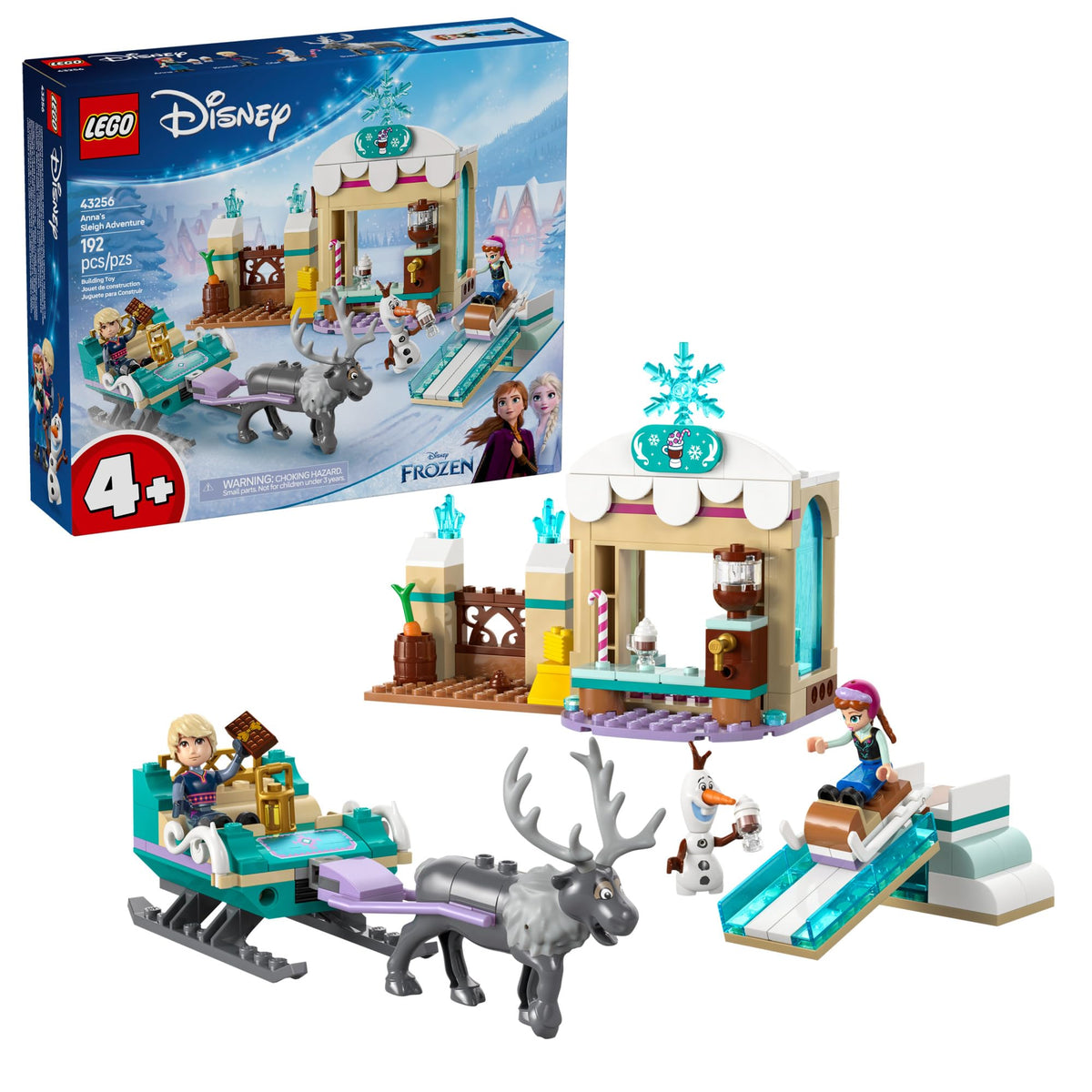 Building Toy Set with 2 Disney Princess Minidolls Q985036