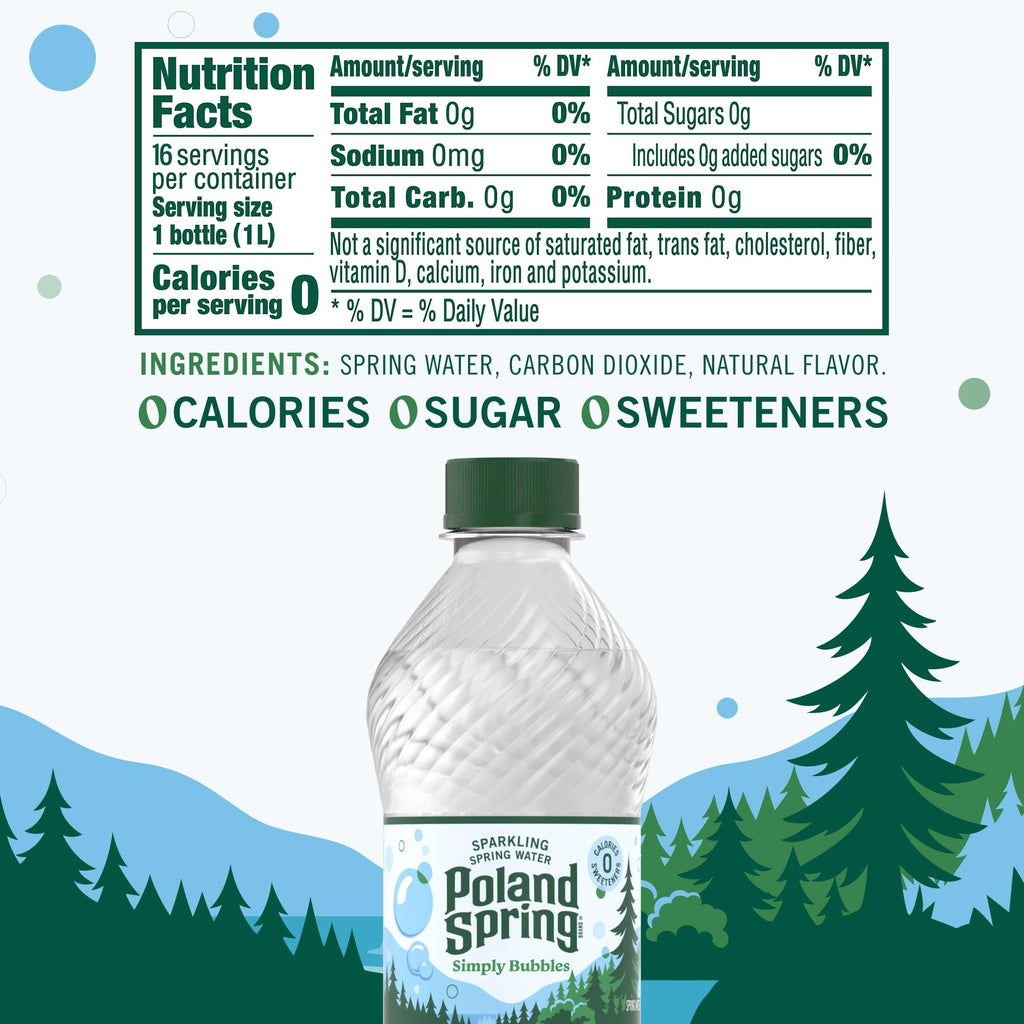 Sparkling Bottled Water 16.9 Fl Oz 8 Pack G1161
