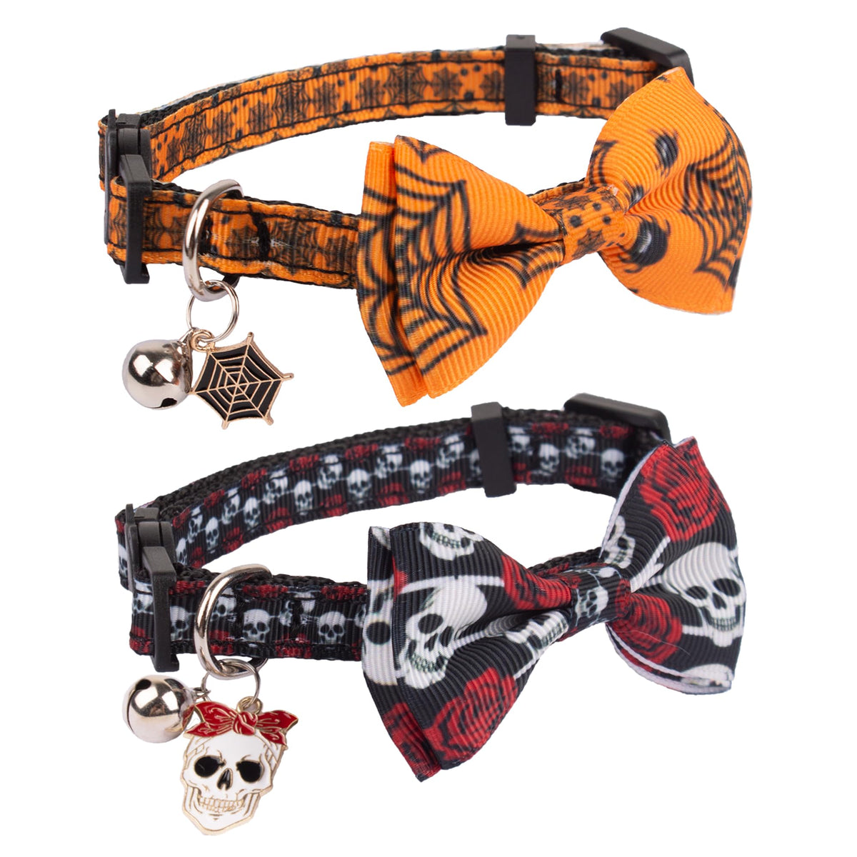 Halloween Cat Collar with Bow Bell B7218