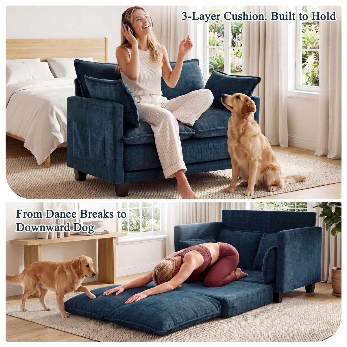 49" Convertible Sofa Bed H155299