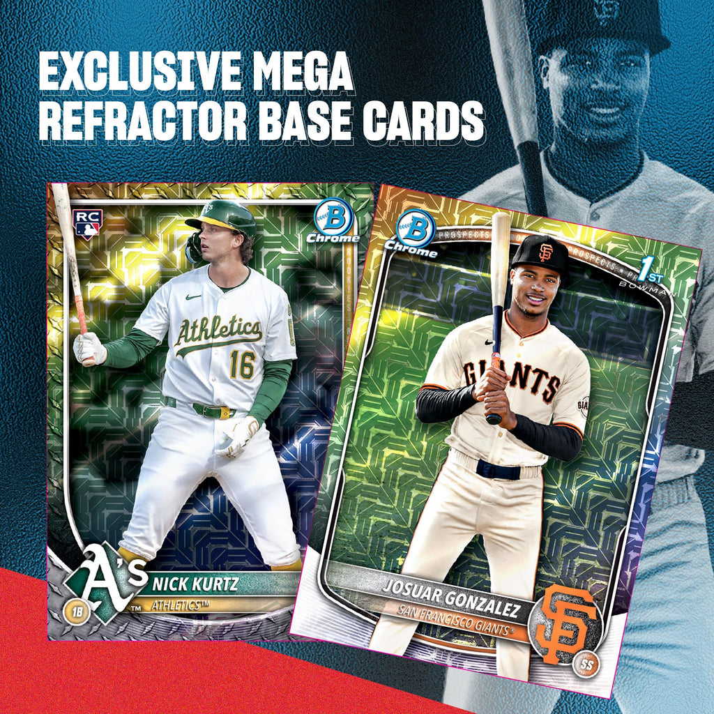 2025 Bowman Chrome MLB Baseball Mega Box A3330
