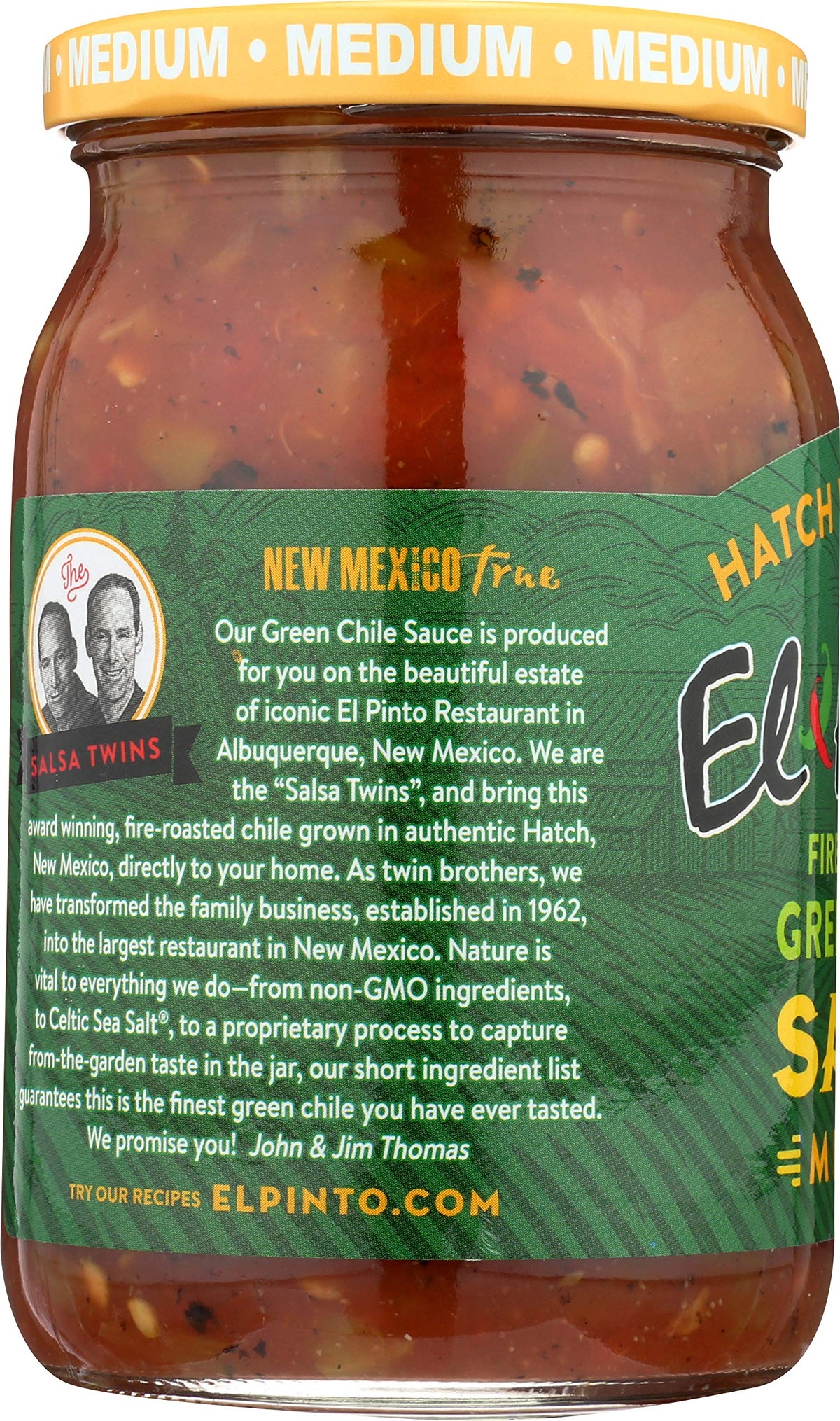 Green Chile Sauce Medium 16 Ounce Pack of 6 M253