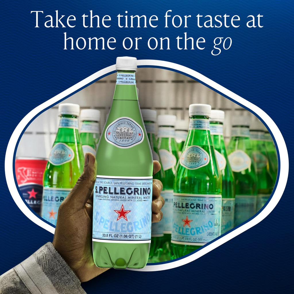 Sparkling Natural Mineral Water 33.8 fl oz Pack of 12 V573260
