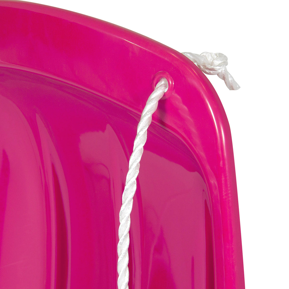 48in Kids Plastic Toboggan Snow Sled with Pull Rope E879949